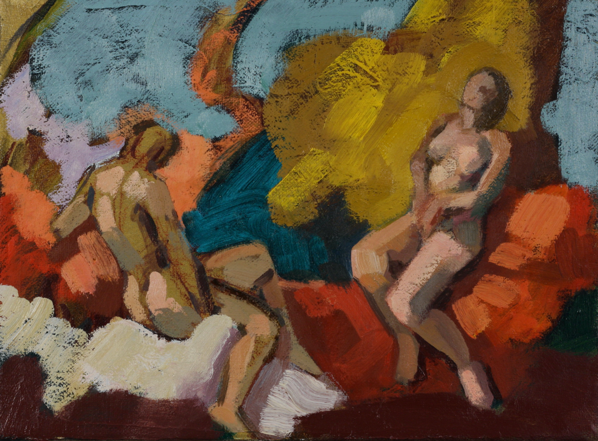 untitled; oil on canvas, 22 x 28 cm, 2018