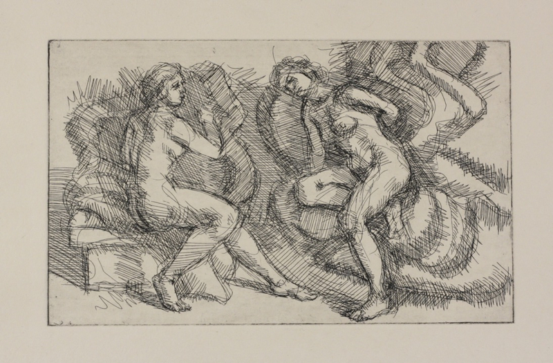 untitled; etching, 12 x 12 cm, 2017