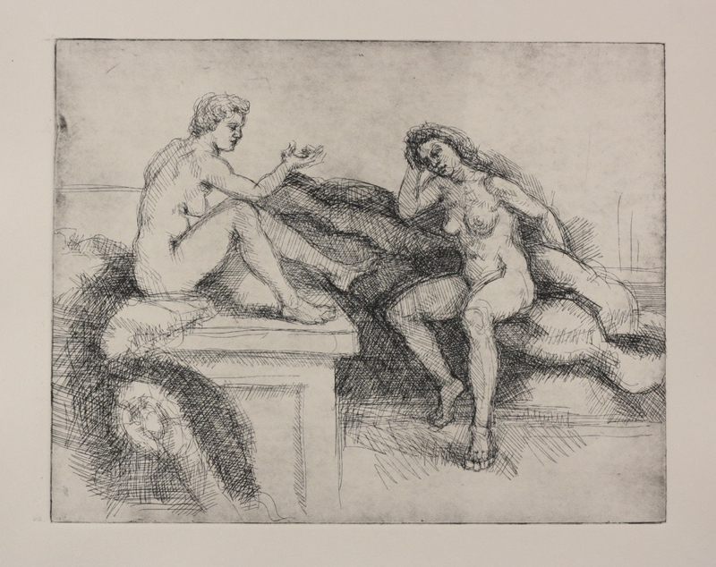 untitled; etching, 20 x 25 cm, 2015